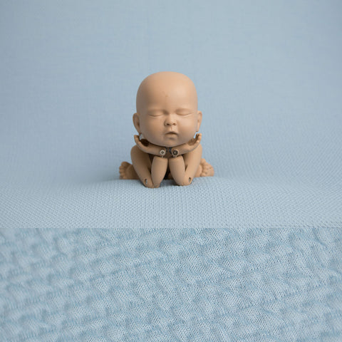 Newborn Fabric Backdrop - Riley - Pale Blue