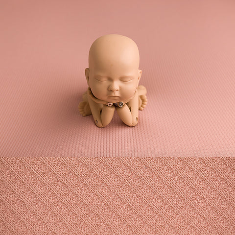 Newborn Fabric Backdrop -  Maddy - Antique Pink