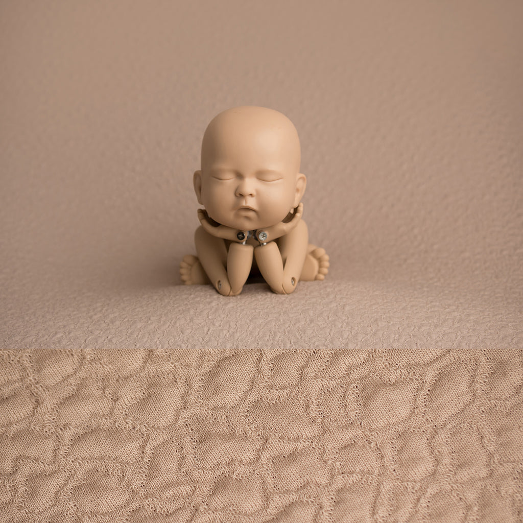 Newborn Fabric Backdrop - Addison - Tan
