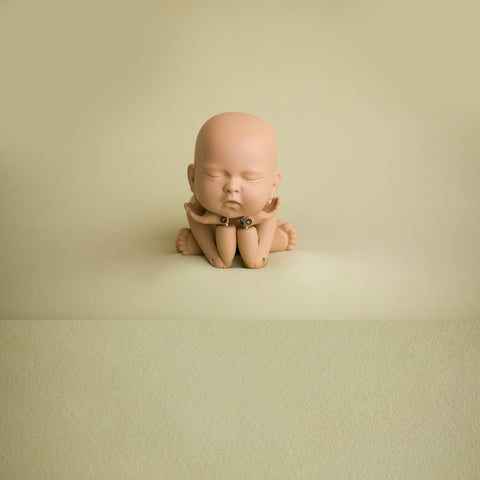 Newborn Fabric Backdrop -  Ayden Sueded Jersey - Pear