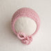 Newborn Knitted Bonnet - Sherbert (106)