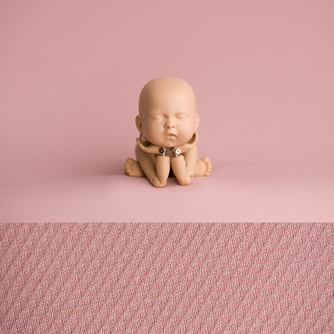 Newborn Fabric Backdrop - Eddie - Antique Pink