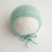Newborn Knitted Bonnet - Mint 2342