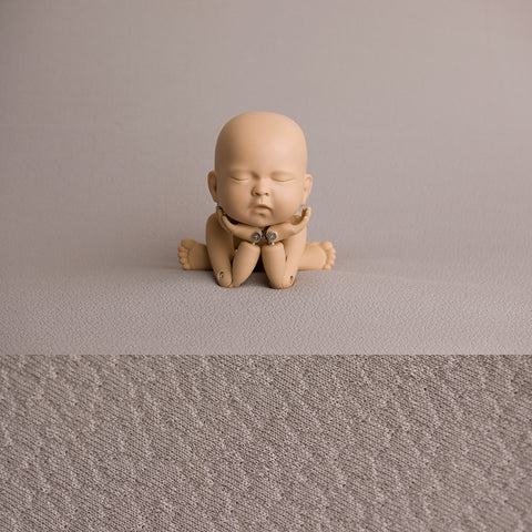 Newborn Fabric Backdrop - Reese - Pebble Grey