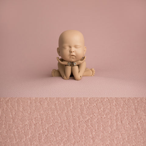 Newborn Fabric Backdrop - Reese - Antique Pink
