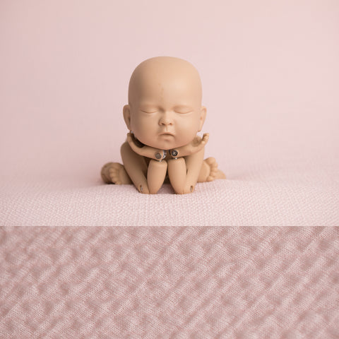 Newborn Fabric Backdrop - Riley - Pale Pink