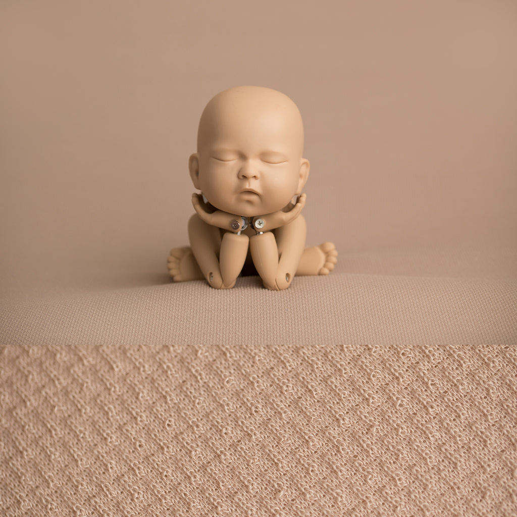 Newborn Fabric Backdrop - Rowan - Tan