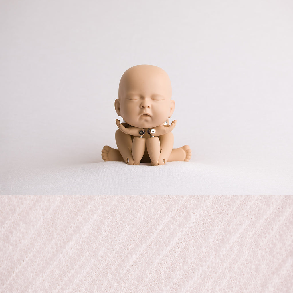 Newborn Fabric Backdrop - Tatum - White