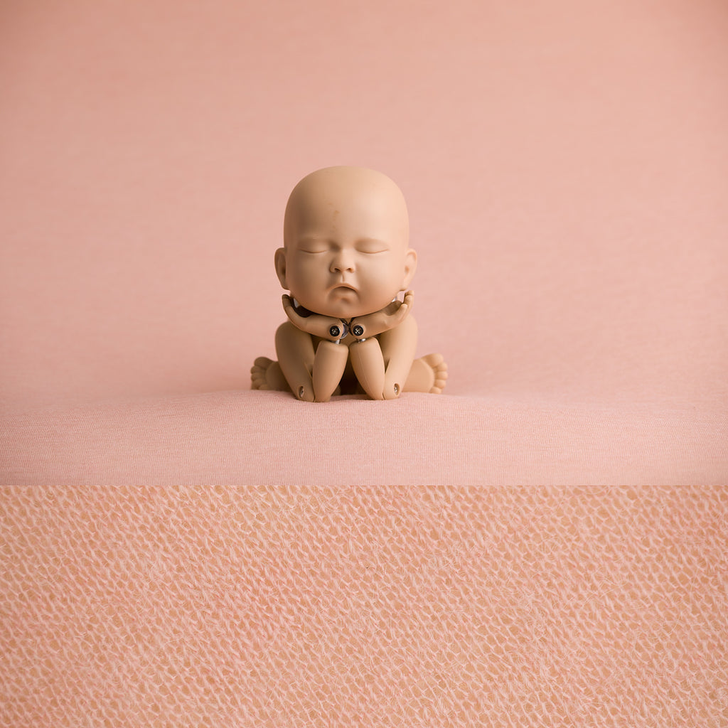 Newborn Fabric Backdrop - Tegan - Pink