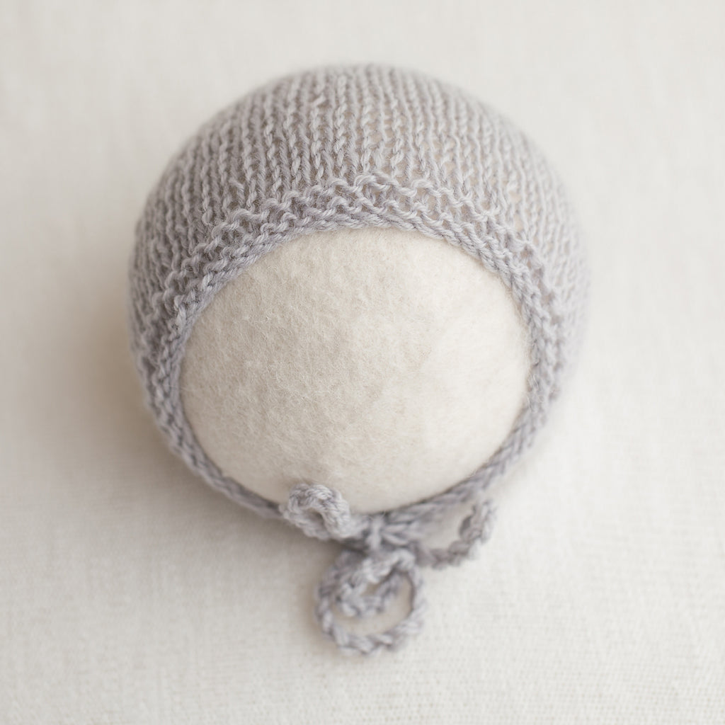 Newborn Knitted Bonnet - Tin Man