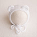 Newborn Knitted Bonnet - Pure White